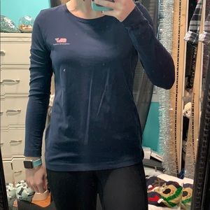 Navy blue vineyard vines long sleeve